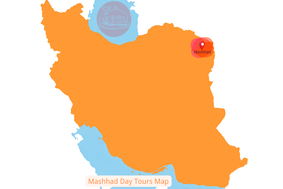 Explore Mashhad trip route on the map!